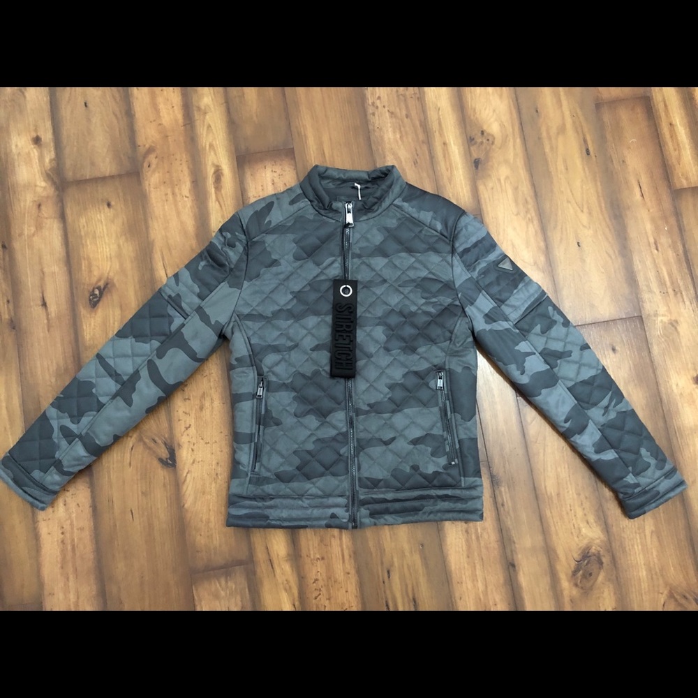 Guess Stretch Eco-leather Jacket